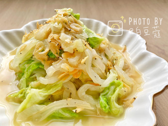 Shrimp Fried Cabbage - Incredibly Fresh!