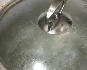 Boil water until boiling and add a pinch of salt.