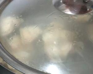 Add the dumplings (make sure to stand by and monitor the heat).